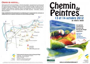 Le chemin des peintres à Chateauneuf sur isère (Drôme)2012