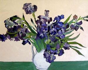 Voir le détail de cette oeuvre: Vase avec iris