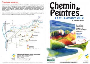 Le chemin des peintres à Chateauneuf sur isère (Drôme)2012 Le chemin des peintres à Chateauneuf sur isère (Drôme)2012