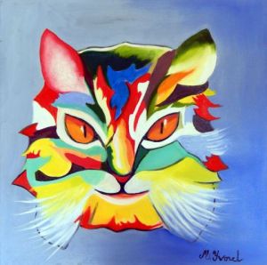 Voir le détail de cette oeuvre: Chat pop